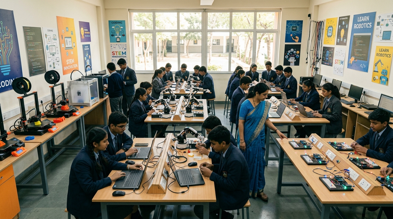 Modern Rural STEM Lab Setup